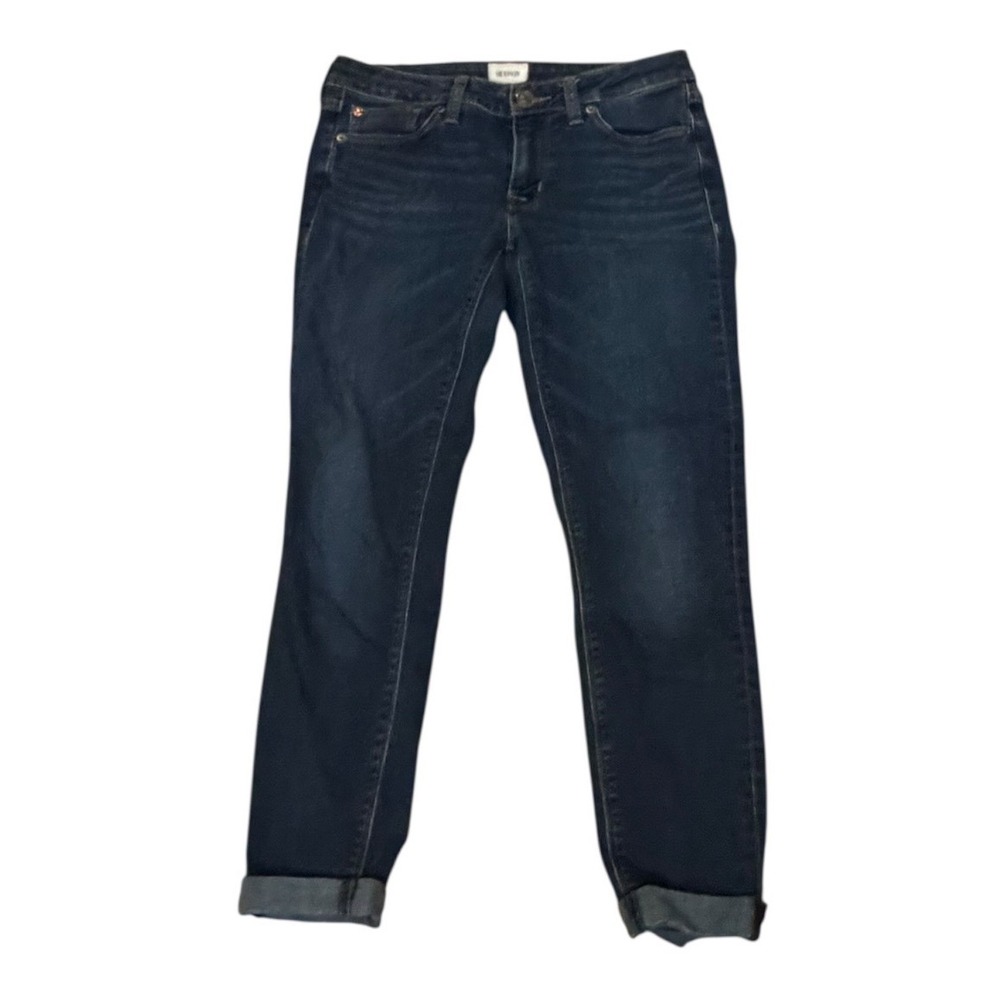 Hudson Harkin Super Skinny Jeans Dark Wash Indigo Denim Womens Boho Blogger 27 - Picture 1 of 4